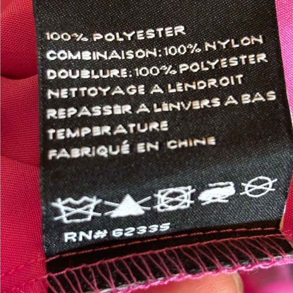 New Betsy & Adam Tiered Tulle Ruffle Corset Gown Dress Size 4 Hot Pink Mesh - Picture 9 of 11